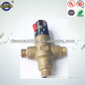 brass temperature- controlling valve